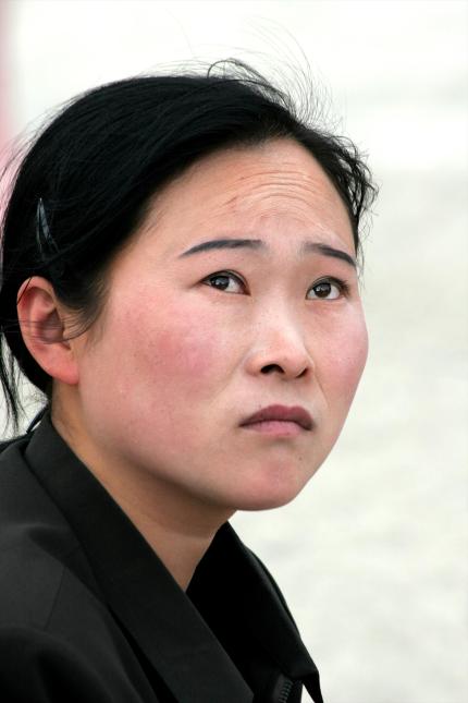 A North Korean woman facing persecution