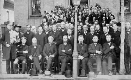The Christian Reformed Synod of 1888, pictured above, appointed a five-member committee to lead the denomination in cross-cultural missions.
