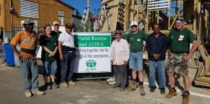 World Renew DRS workers joined workers from Adventist Disaster and Reconstruction Agency in Puerto Rico.