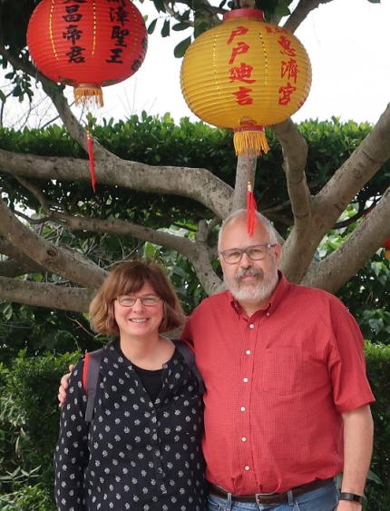 Bette and Brian Vander Haak, teachers in Taiwan
