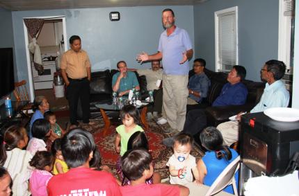 Members of Classis Illiana meet with Burmese congregation in Syracuse, N.Y.