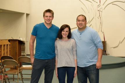 Geoffrey and Ashley Van Dragt and Calvin Chen  