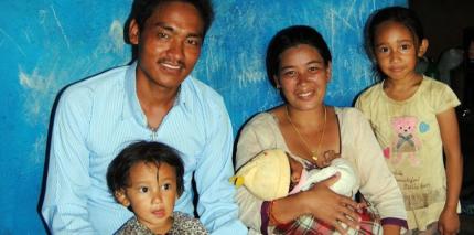 Pastor Kris Moktan and his family