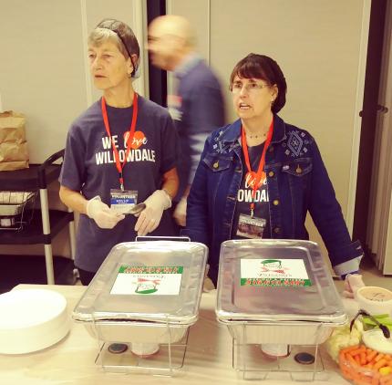 Volunteers from Willowdale CRC 