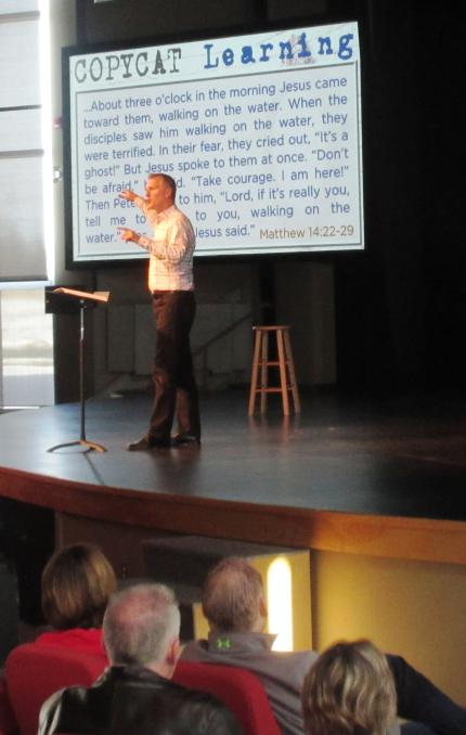 Pastor Rob Hogendoorn preaches about copycatting the life of Jesus.