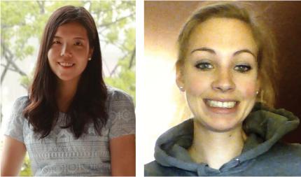 Youri Lee (left) and Ashley Bootsma