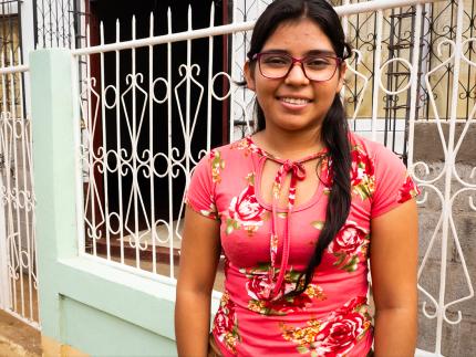 A leader of a Resonate Global Mission partner IMPACT club in Nicaragua. Maura decided to follow Christ after an IMPACT leader personally invited her to join a club.