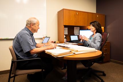 Greenfield passes the mantle to Louise Wing.