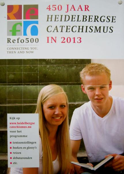 This poster is displayed in a church in The Netherlands.