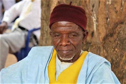 The village chief of Agbo, Nigeria