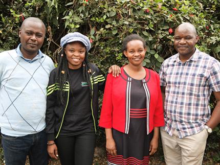 Eliud Wambua and his ministerial team