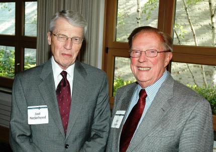Jerry Jonker (right) pictured here with Joel Nederhood, former director of BTGMI.