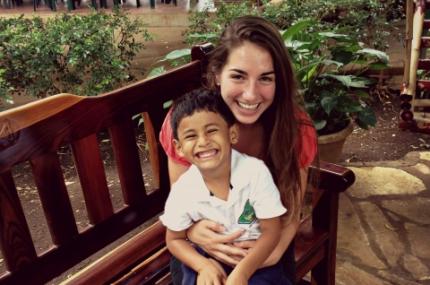 Jessica Ribbens, a pilot Momentum participant, served in Nicaragua this past summer. 