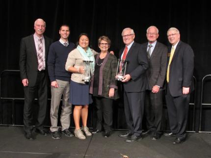 Left to right: Ralph De Haan, Derek De Haan, Anna De Haan, Lois Vermeer, Bob Vermeer, Stan Vermeer, Jul Medenblik.