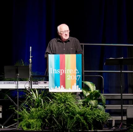 Richard Mouw speaking at Inspire 2017