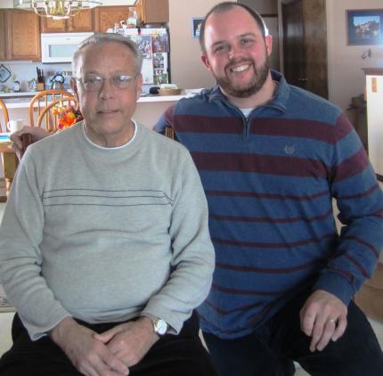 Nick VanderWal and Pastor Zachary Olson