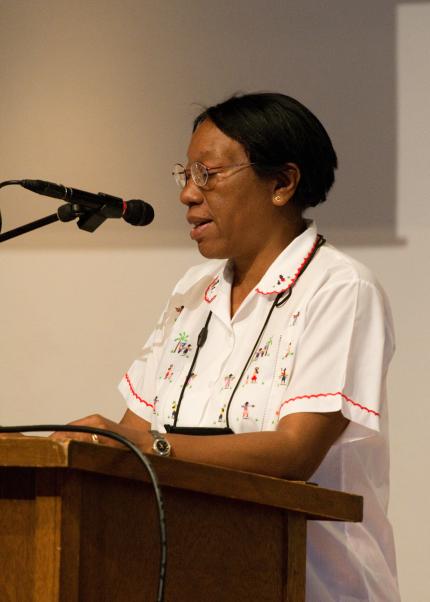Rev. Perline Cooper from the Church of Jesus Christ in Madagascar