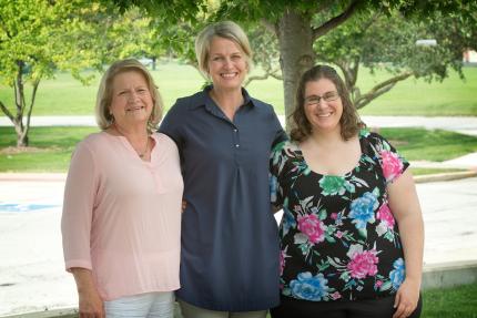 From left: Gail De Young, Karen Knip, and Melissa Van Dyk.