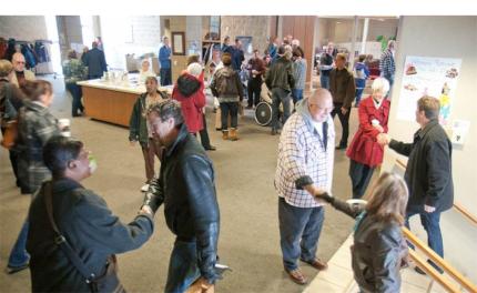 People are greeted at Oakdale Park CRC.