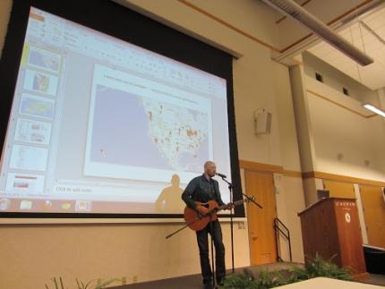 Former American Idol finalisty Phil Stacey headlined the chaplains conference.