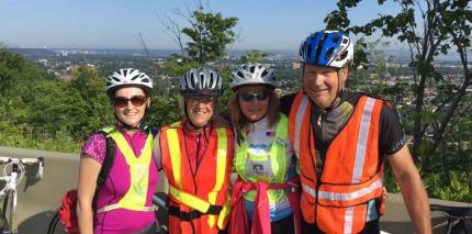 Sea to Sea East cyclists