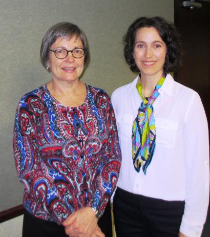 Harriet Hill (left) and Dana Ergenbright